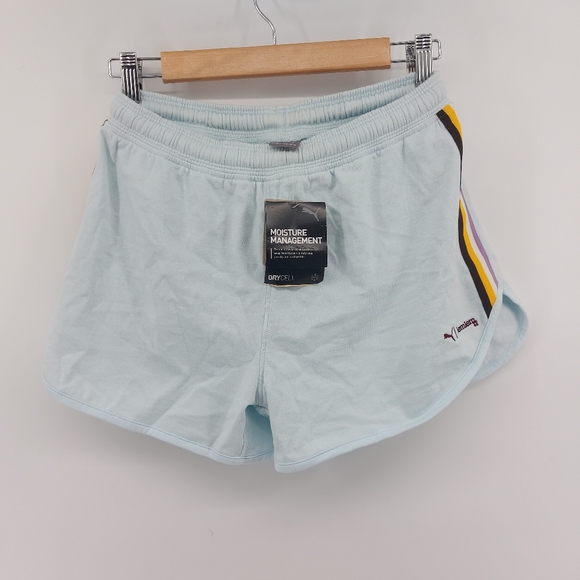 Lemlem X Puma Moisture Management Blue Shorts Size Small - Picture 1 of 7